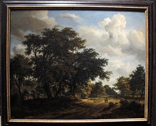 Landscape with a Wooded Road, 1662, Meindert Hobbema
