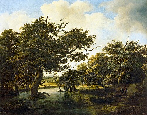 Woodland Pond, 1660, Meindert Hobbema