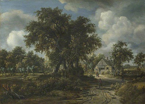 A Woody Landscape, 1665, Meindert Hobbema