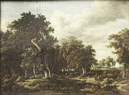 La Forêt de chênes, 1660, Meindert Hobbema