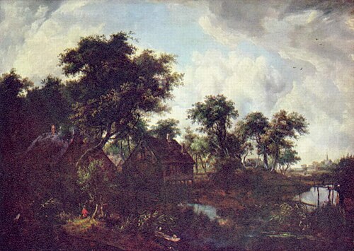 The Watermill, 1660, Meindert Hobbema