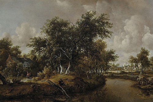 River Landscape, 1663, Meindert Hobbema