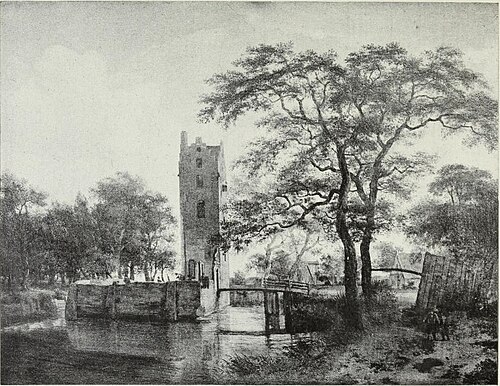 Castle Kostverloren, 1660, Meindert Hobbema