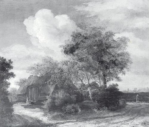 Hut along a Roadside, 1659, Meindert Hobbema