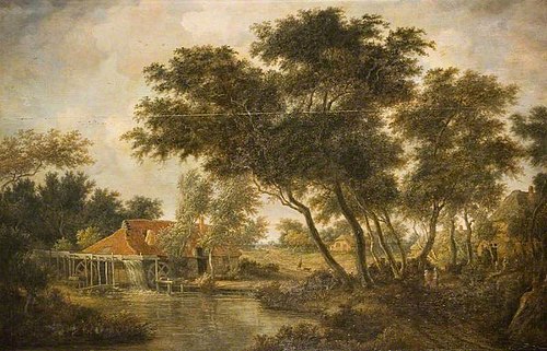 The Watermill, , Meindert Hobbema