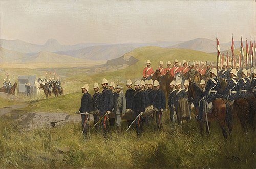 The Finding of the Body of Prince Louis Napoléon (1856-79), 1879, Alexandre Protais