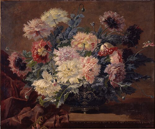 Corbeille de pivoines, , Paul Biva