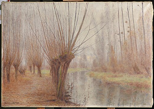 La Vesle en novembre à Jonchery-sur-Vesle, 1911, Paul Bocquet