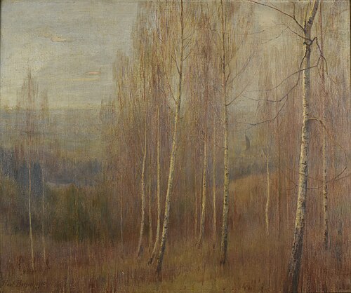 Les Bouleaux. Hiver, 1905, Paul Bocquet