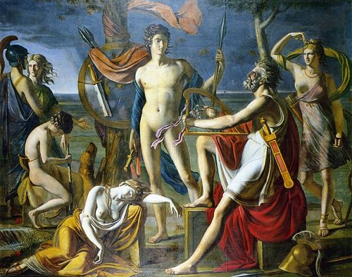 Ossian chantant ses vers, 1800, Paul Duqueylar