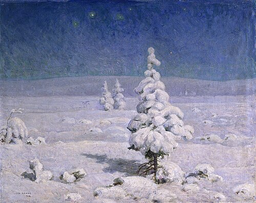 Moonlight by Nordseter, 1903, Lars Jorde