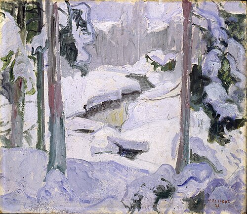 Winter by Mesna, 1921, Lars Jorde