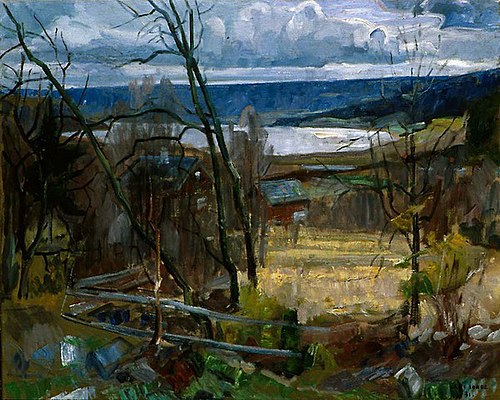 Autumn Evening at Fåberg, 1931, Lars Jorde