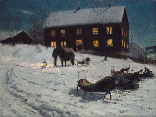 Christmas Party, 1890, Lars Jorde