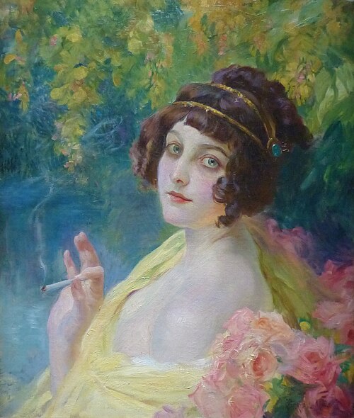 Femme coiffée à l'antique, , Paul Gervais