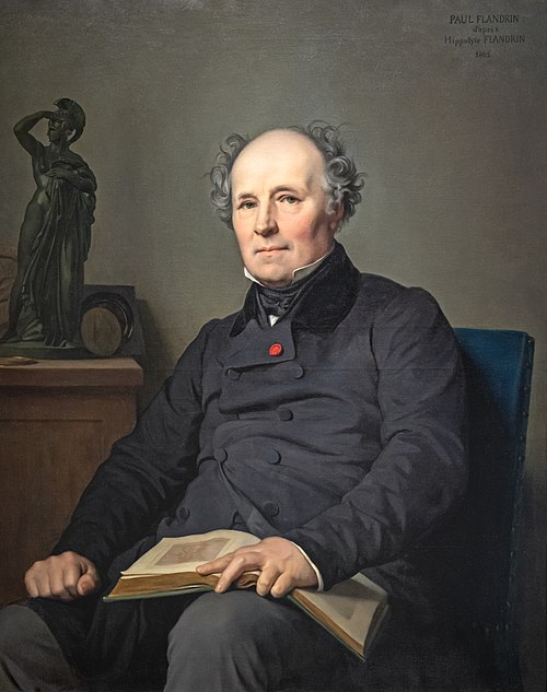 Portrait d'Édouard Gatteaux (1788-1881), sculpteur et médailleur, 1862, Paul Flandrin