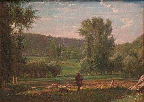 Environs de Vienne dans le Dauphiné, , Paul Flandrin