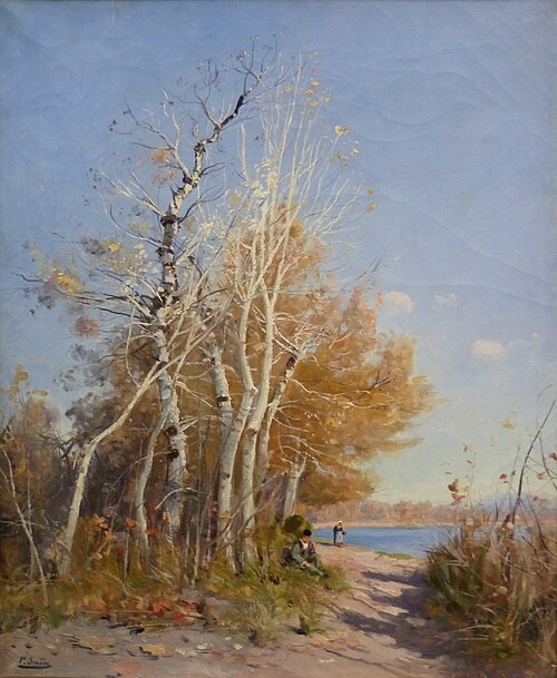 Hiver en Provence, aux environs d'Avignon, , Paul Saïn