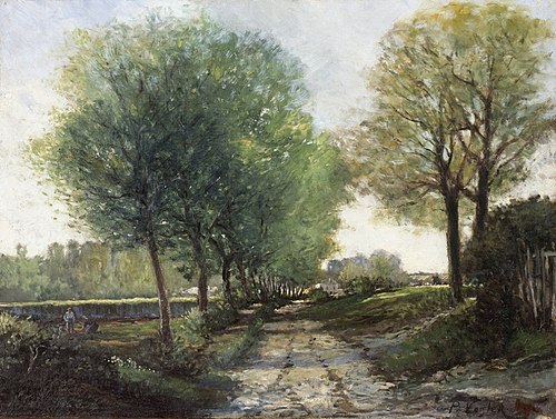 Lane near a Small Town, 1864, Paul Vogler