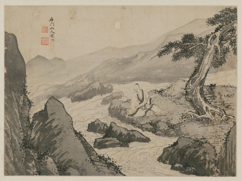 宋旭山水册第五开, , Song Xu
