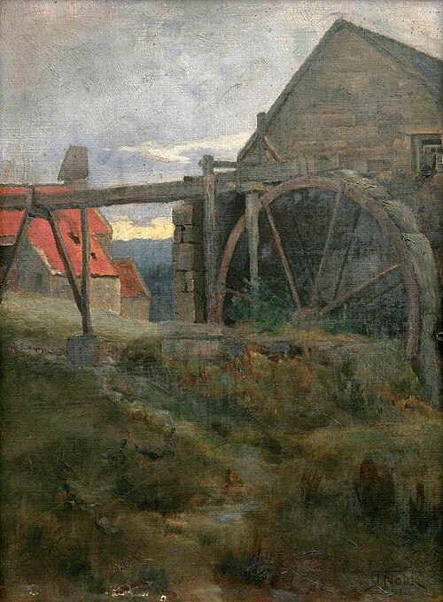 A Watermill, 1891, James Campbell Noble
