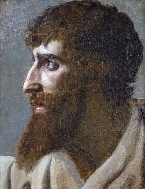 Étude de tête d'homme, 1804, Paulin Guérin