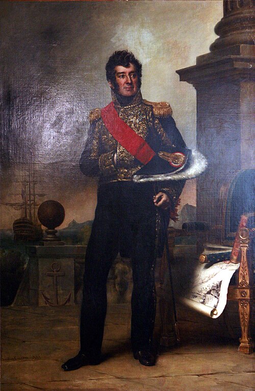 Portrait de l'amiral comte Truguet, 1832, Paulin Guérin