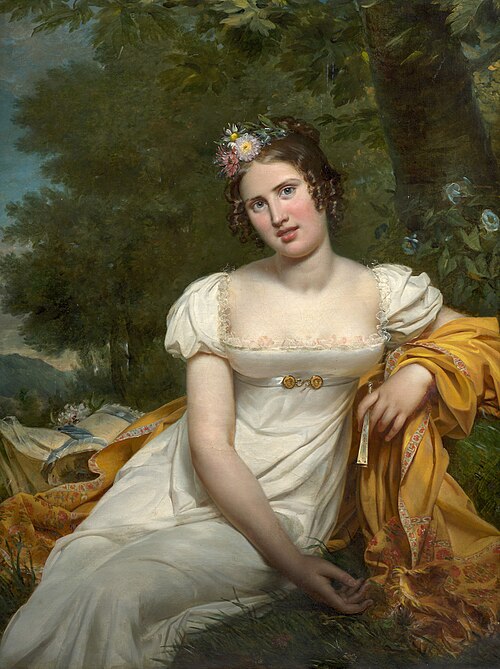 Portrait d'Alexandrine Saint-Aubin, 1819, Paulin Guérin