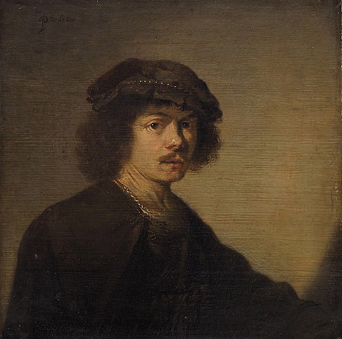 Selbstbildnis in Phantasietracht, 1632, Paulus Lesire
