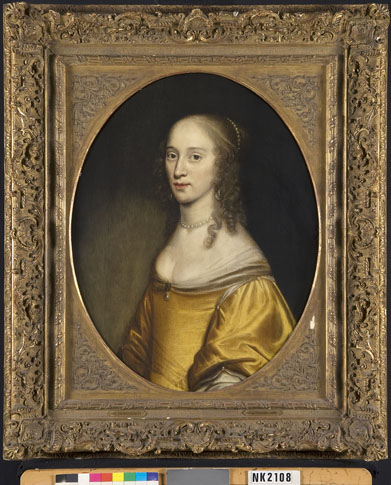 Portret van een vrouw, 1643, Paulus Lesire