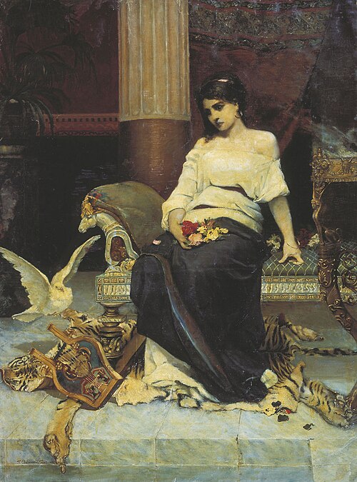 Lonely Roman Woman, 1884, Pavel Svedomsky
