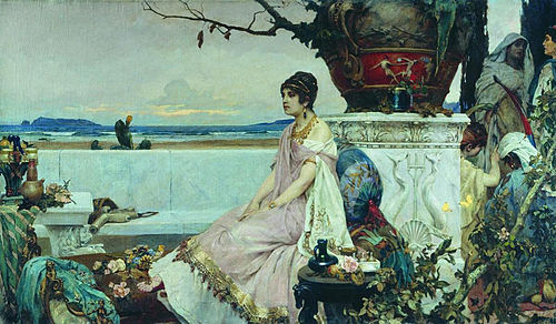 Roman Woman at a Reservoir, 1888, Pavel Svedomsky