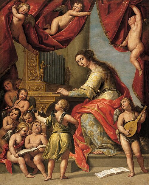 Saint Cecilia, 1648, Pedro Núñez del Valle