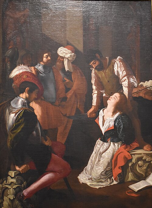 The Martyrdom of St. Cecilia, 1700, Pedro Núñez del Valle