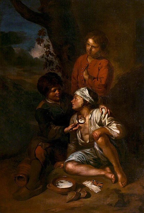 Two Boys Feeding a Beggar, , Pedro Núñez de Villavicencio