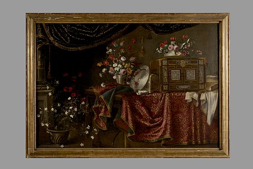 Nature morte aux quatre bouquets, 1650, Pedro de Camprobín