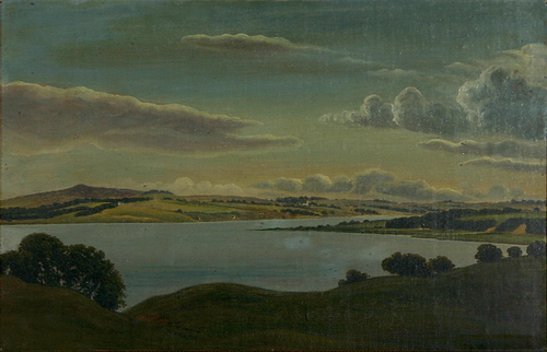 A Danish landscape scenery., 1845, August Wilhelm Boesen
