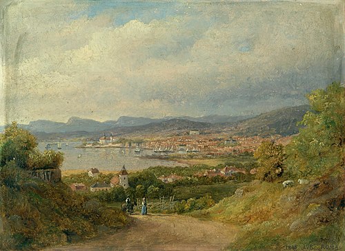 Christiania de Ekeberg, 1845, August Wilhelm Boesen