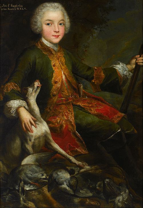 Portrait of Józef Sapieha, 1740, Augustyn Mirys