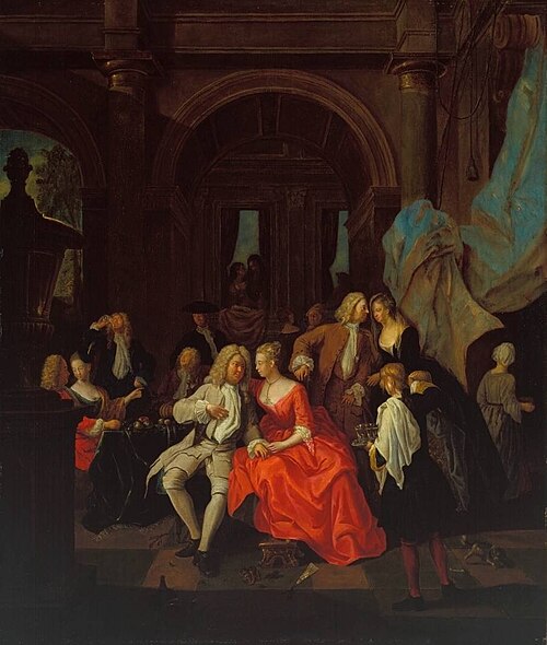 Conversation Piece, 1715, Peter Angelis