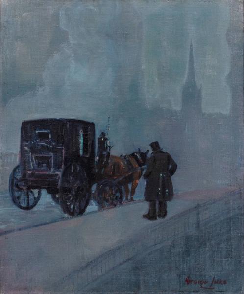 Foggy Night, , George Luks
