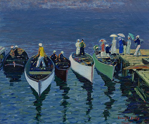 Holiday on the Hudson, 1912, George Luks