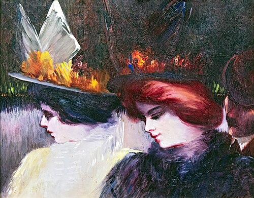 Street scene, 1900, George Luks