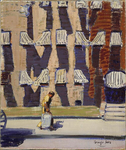Noontime, St. Botolph Street, Boston, 1923, George Luks