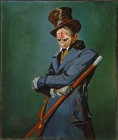 Otis Skinner as Col. Philippe Bridau, 1919, George Luks