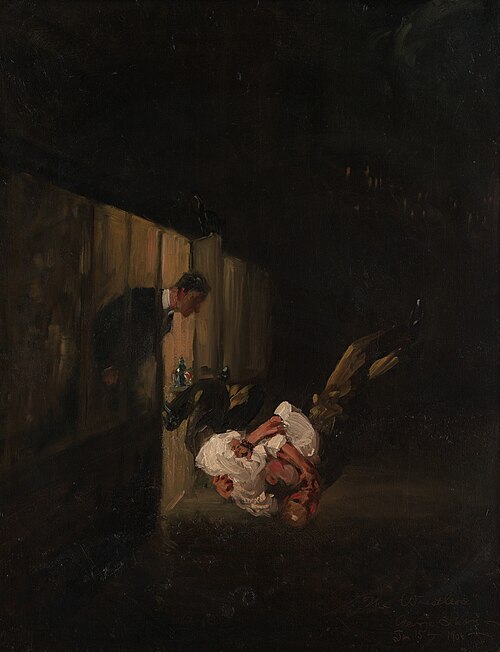 The Wrestler, 1906, George Luks