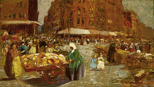 Houston Street, 1917, George Luks