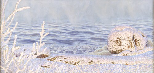 The First Breath of Cold on the Water, 1895, Gustaf Fjæstad