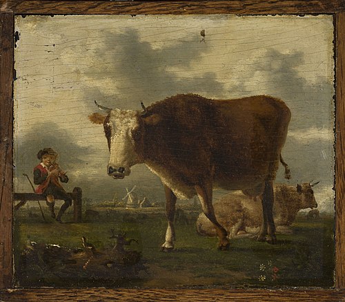 Cows in the pasture, , Philibert-Benoît de La Rue