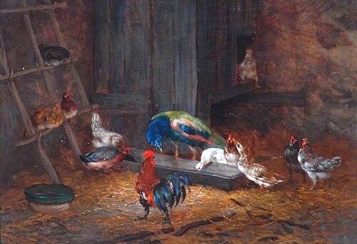 A Poultry Yard, , Philibert Léon Couturier